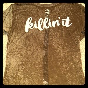 Killin’ it! Very comfortable cut T